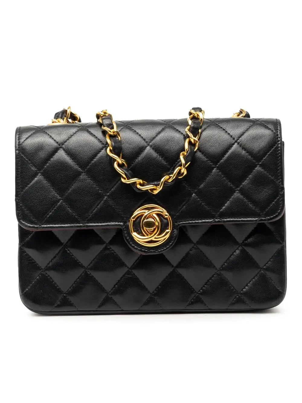 Chanel Vintage Cc Chain Flap Bag #287644C40B